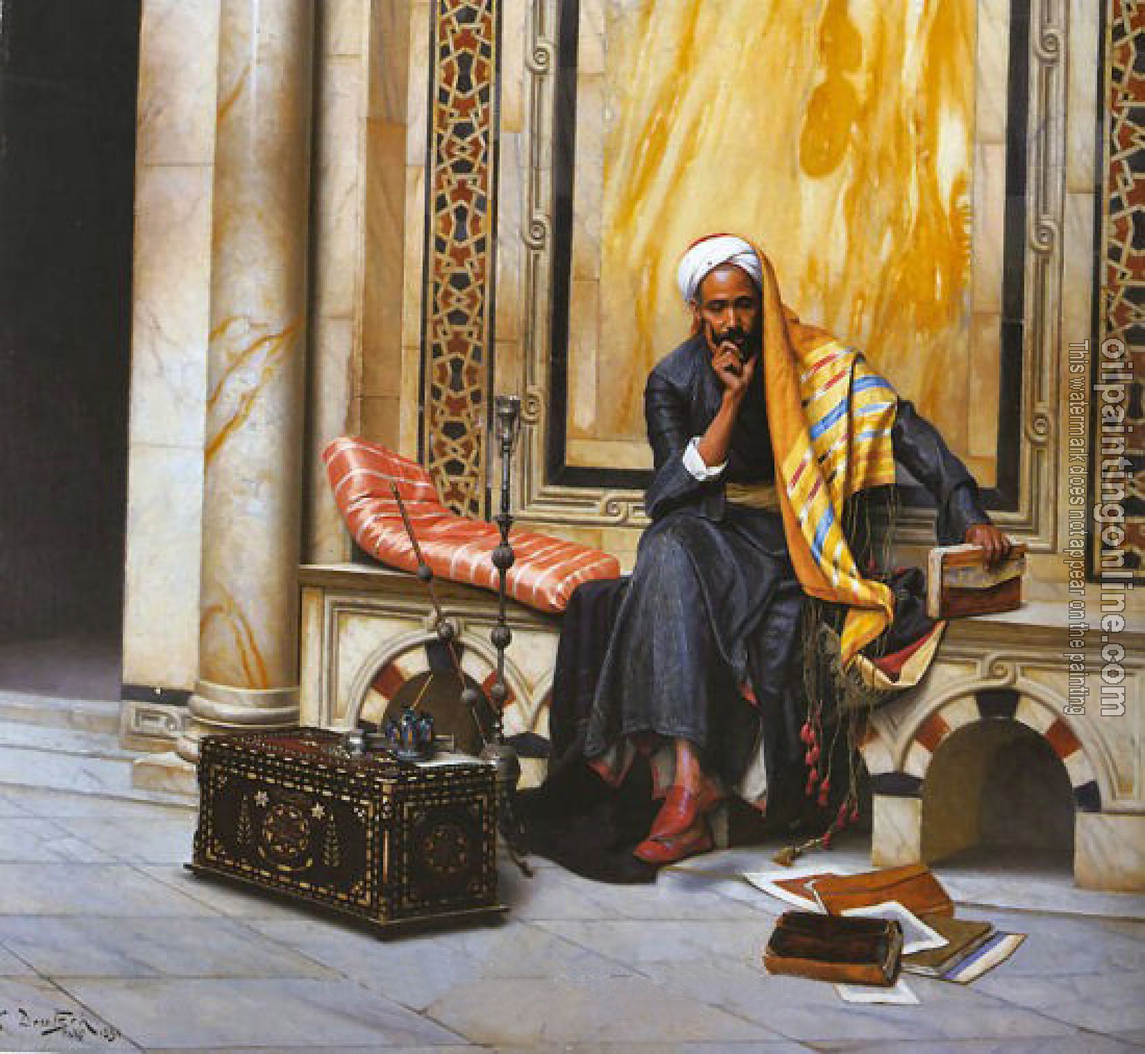 Deutsch, Ludwig - arab oil painting